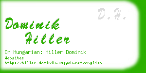 dominik hiller business card
